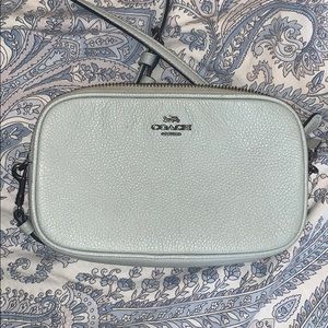 Coach Crossbody Zip Pouch in Polished Leather